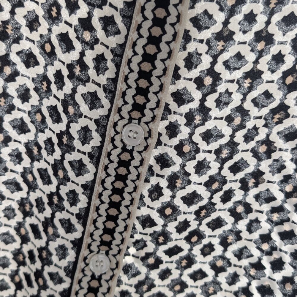 Max Studio Blouse Button Up Chic Polished Top - image 5